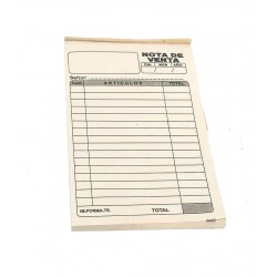 NOTA DE VENTA X 40 HOJAS  -...
