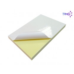 PAPEL ADHESIVO A4 BLANCO -...