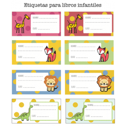 ETIQUETA CURSOS A5  - UNIDAD